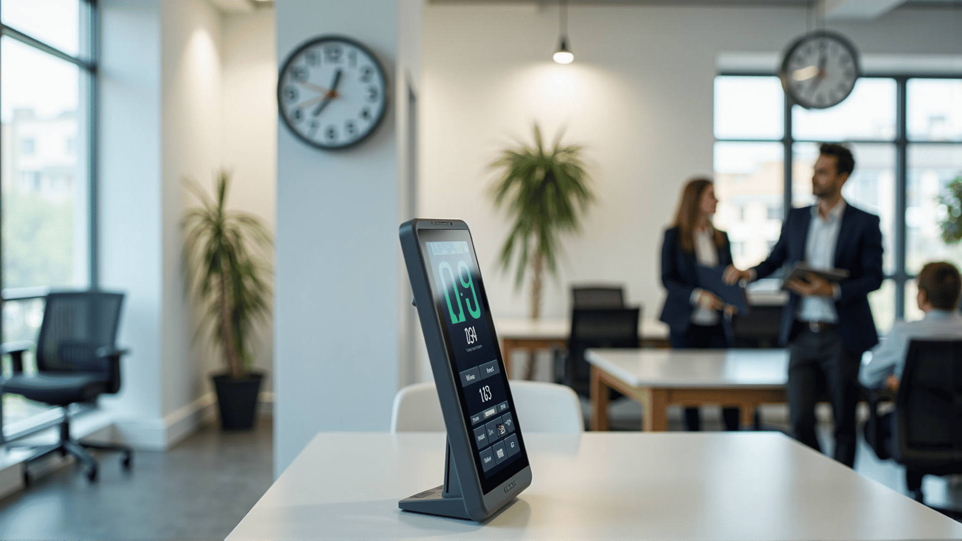 Digital clock-in system